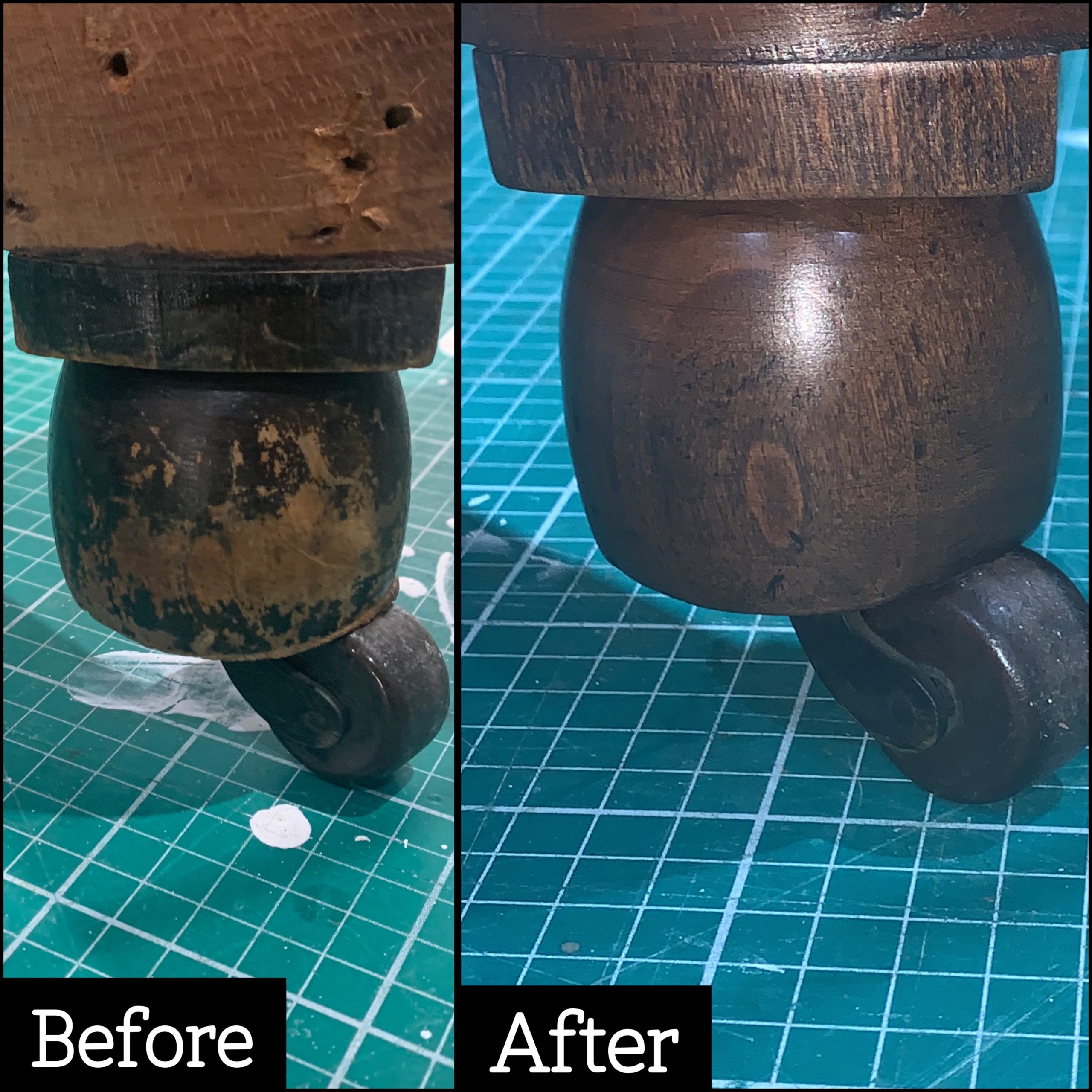 refinished leg